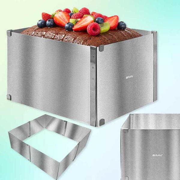 Метална Висока 15см Правоъгълна Форма за Печене с Регулируем Механизъм