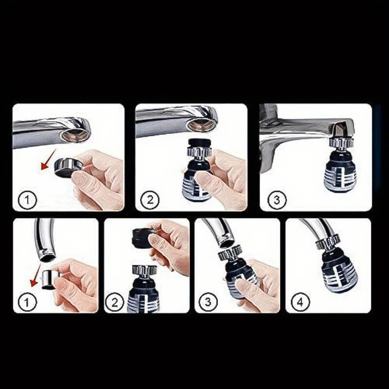 Удължител за кухненски смесител - гъвкав накрайник за чешма - Image 9