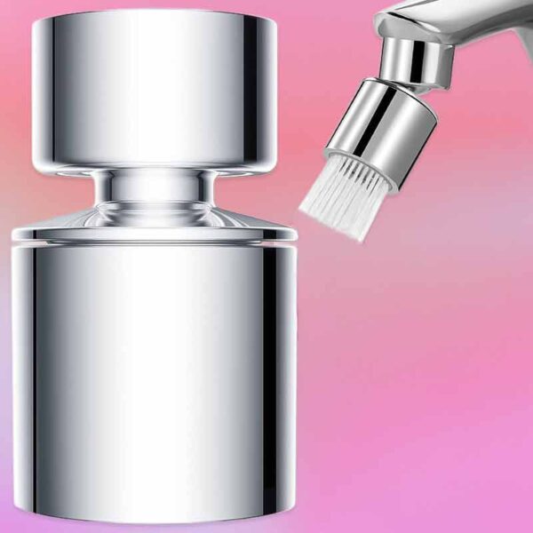 Аератор за смесител за кухня или баня, подвижна глава 360° и регулируема струя