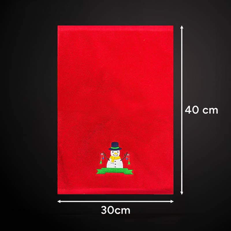 Коледни кърпи RUHHY – комплект от 3 броя (червена, зелена и бяла) - Image 4