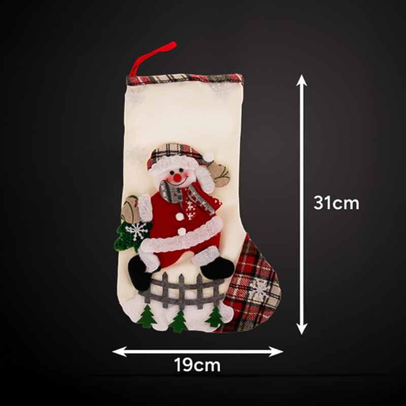 Коледни чорапи за камина – декоративни 4 бр., Ruhhy - Image 4