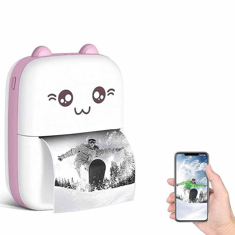 Мини безжичен преносим термопринтер за снимки и бележки - Image 3