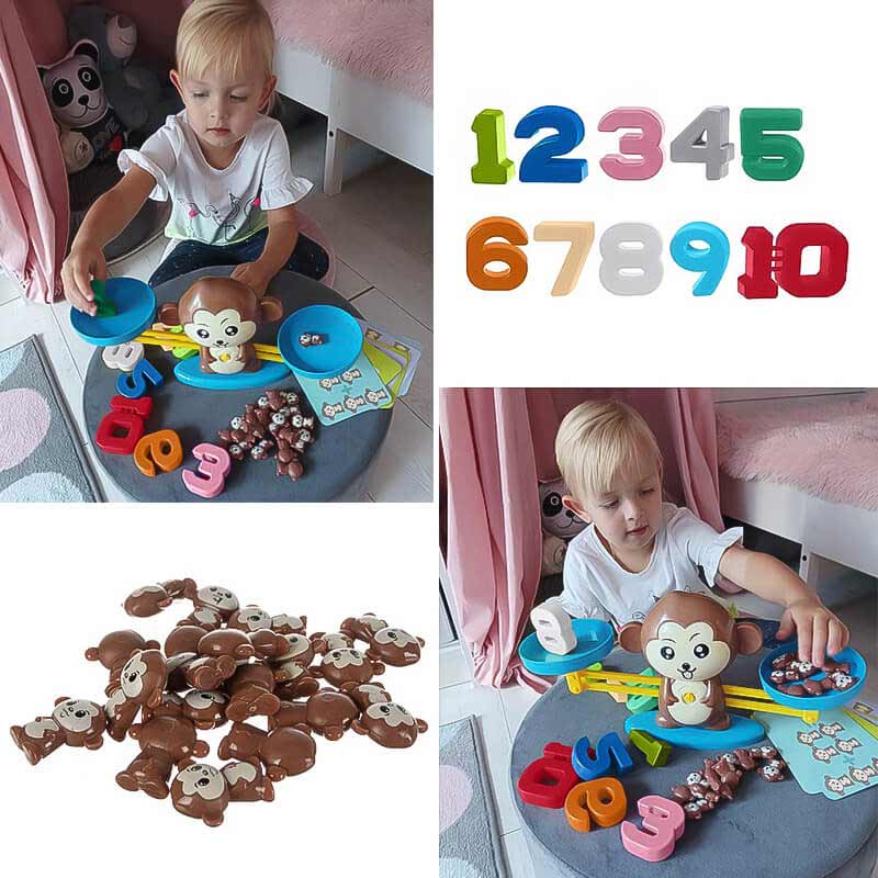 Детска образователна играчка Маймуна – везна - Image 2