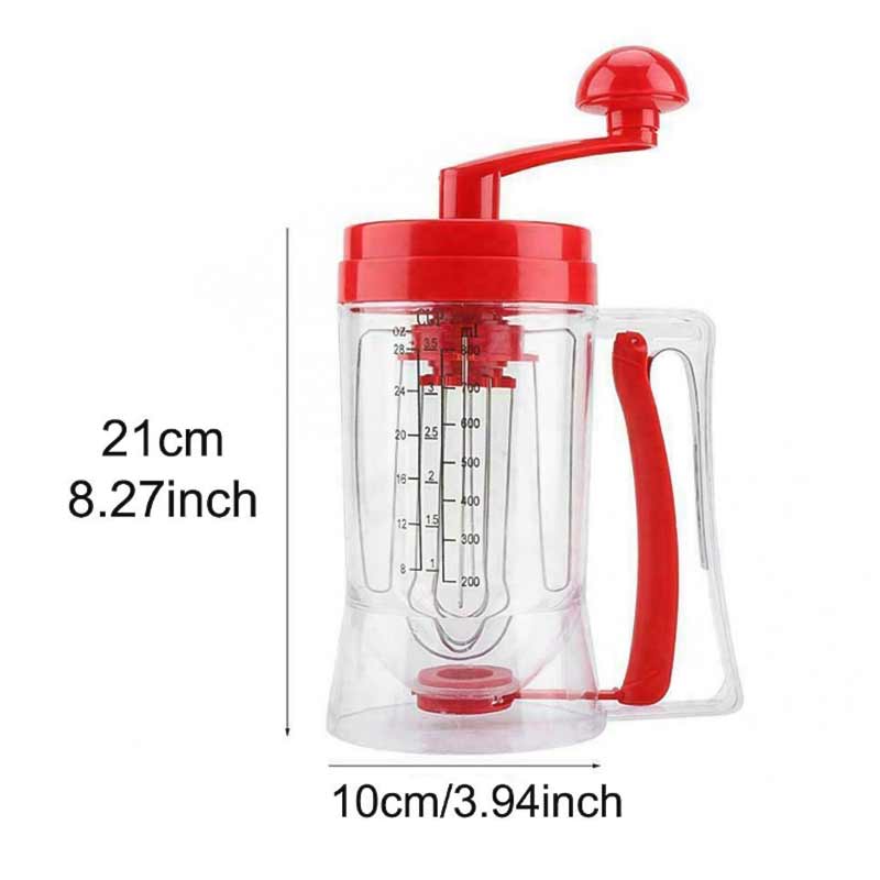 Ръчна машина за палачинки и мъфини с диспенсър и дръжка за миксер - Image 10