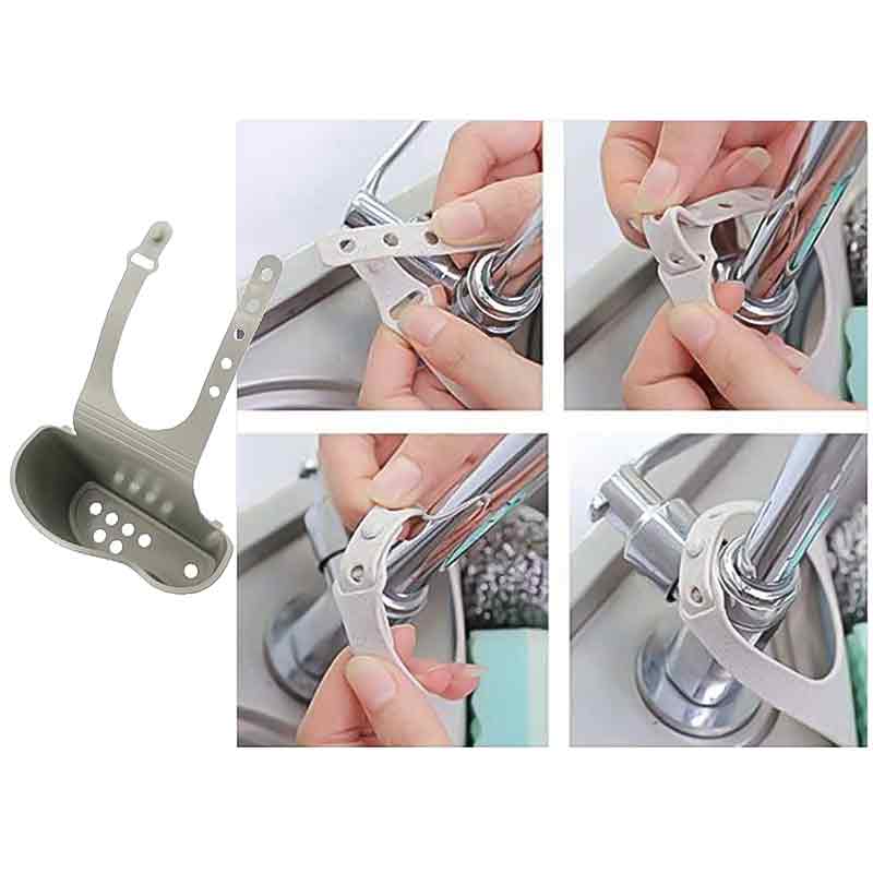 Поставка за кухненски прибори и гъби – органайзер за мивка - Image 6