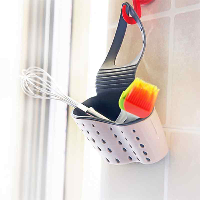 Поставка за кухненски прибори и гъби – органайзер за мивка - Image 3