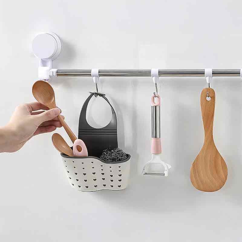 Поставка за кухненски прибори и гъби – органайзер за мивка - Image 4