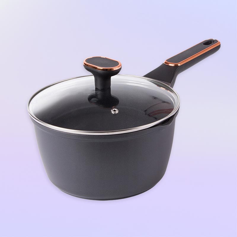 Касерола с капак 22см подходяща за всички видове котлони