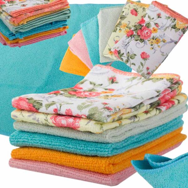 Комплект от 6 бр микрофибърни кърпи за почистване