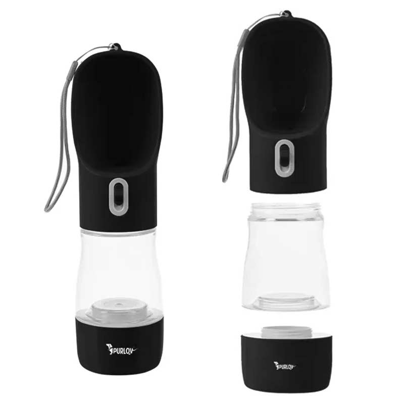 Бутилка/поилка с купичка за куче и котка 3 в 1 - вода, храна и купичка - Image 7