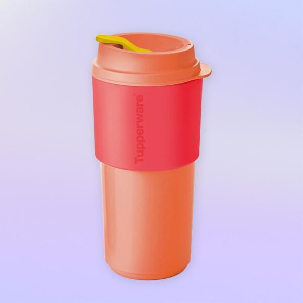 Чаша за кафе 490 мл Tupperware с капак и гумен пръстен