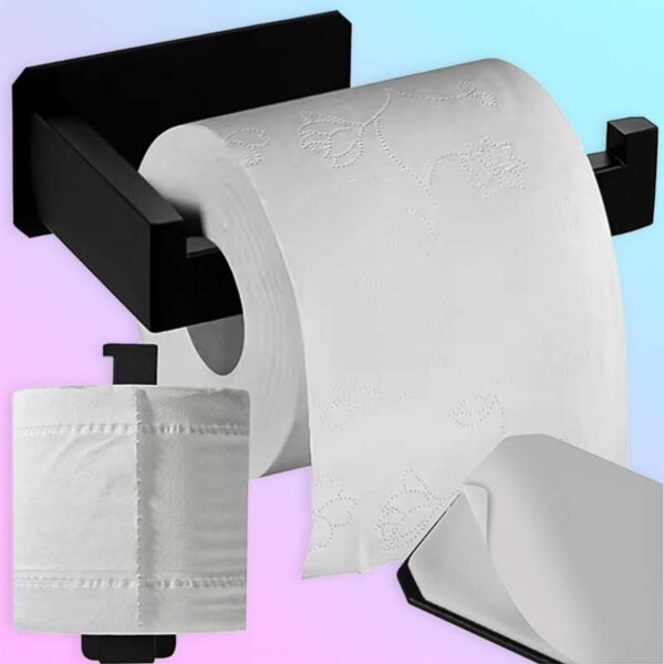 Метална поставка за тоалетна хартия в стил лофт