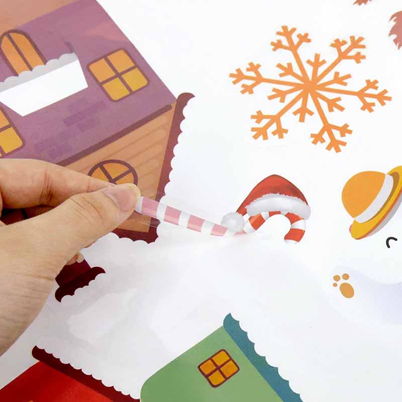 Коледни стикери за прозорци – коледни елхи - Image 5