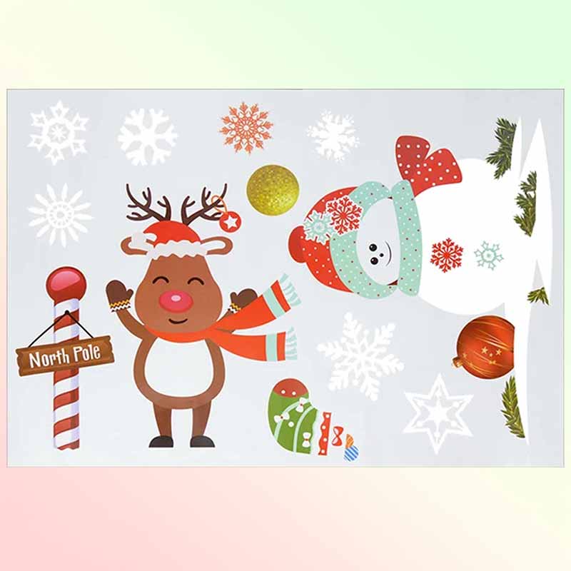 Коледни стикери за прозорци – коледни елхи - Image 7