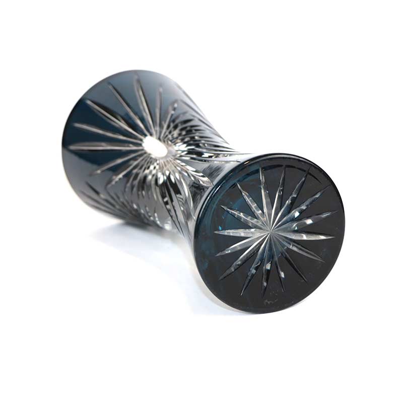 Черна стъклена ваза 23 x 12 x 8 см - Image 4