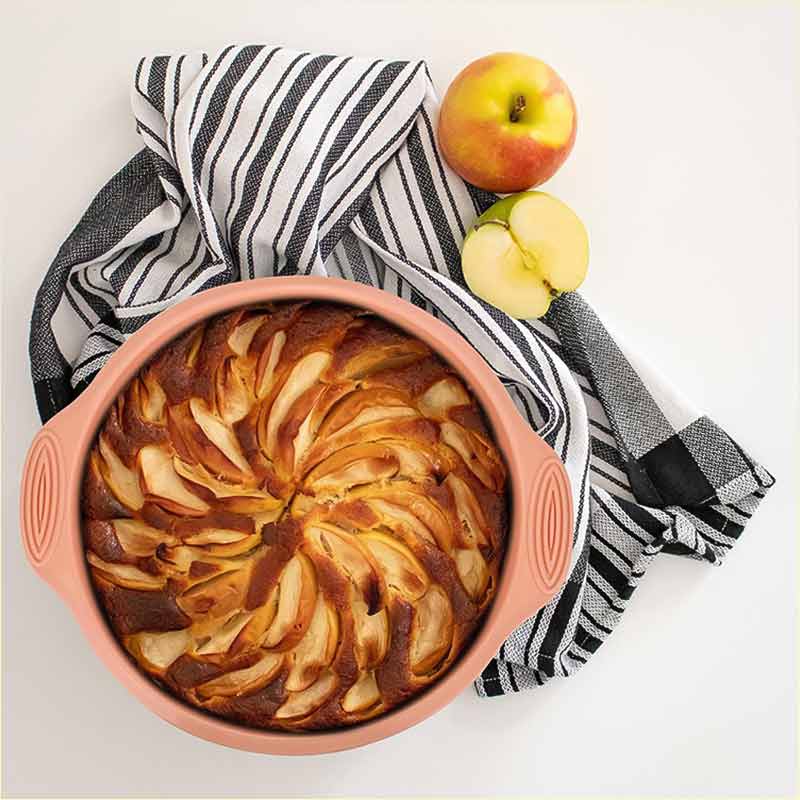 Силиконова кръгла форма за торта – модел вълни - Image 3