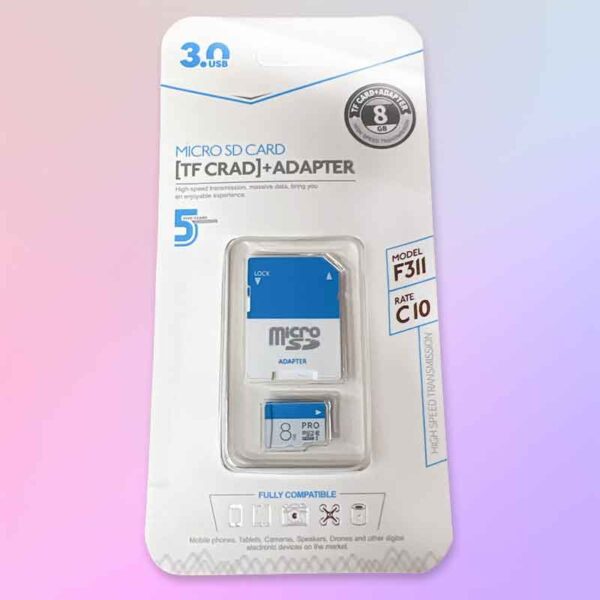 Карта памет 8 GB за съхранение на данни