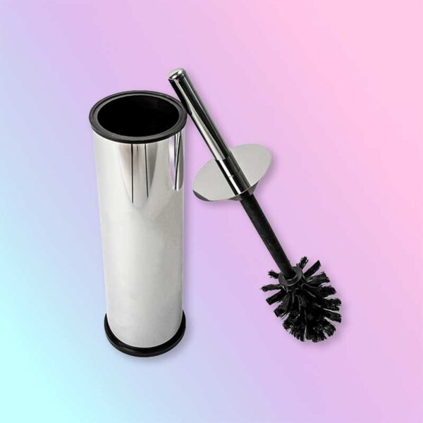 WC четка за тоалетна с поставка от инокс