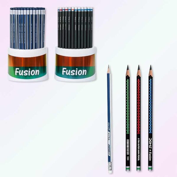 Графитен молив с гума, различни модели