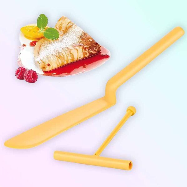 Шпатула за палачинки с ролер – практичен помощник за перфектни палачинки