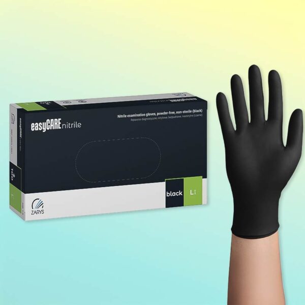 Нитрилни ръкавици за еднократна употреба – без пудра, размер L, 100 броя