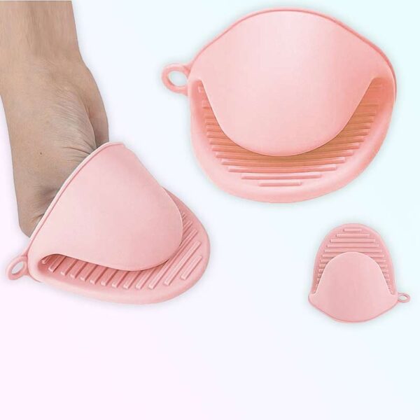 Силиконова кухненска ръкавица тип лапа – термоустойчива защитна ръкавица