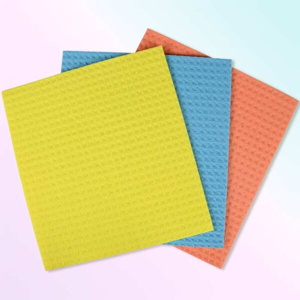 Комплект 3 мокри кърпи 18 x 20 см, многоцветни