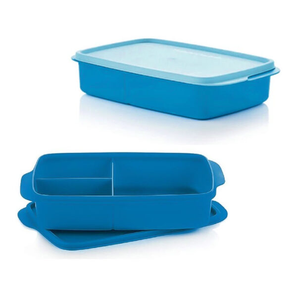 Кутия за обяд с разделения, 1 л, синя, Tupperware