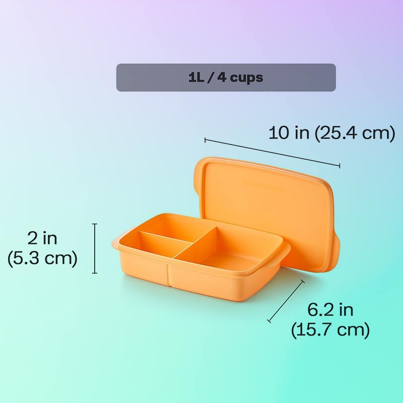 Кутия за обяд с разделения, 1 л, Tupperware - Image 4