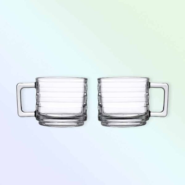 Чаши за топли напитки 250 мл Bricks Pasabahce, комплект 2 бр.