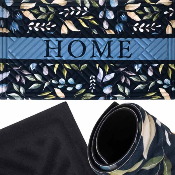 Постелка изтривалка HOME 75 × 45 см – противоплъзгаща, за външна и вътрешна употреба