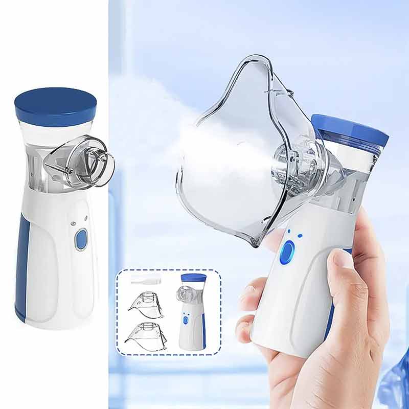 Инхалатор, преносим, пулверизатор за деца и възрастни, лесно дишане, 3 нива на скорост, включени аксесоари - Image 2