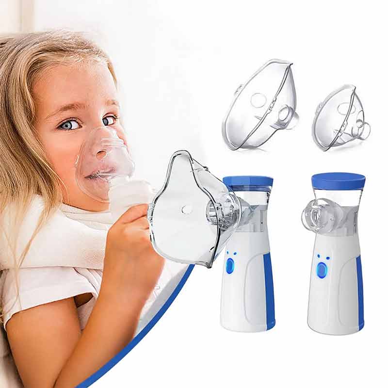 Инхалатор, преносим, пулверизатор за деца и възрастни, лесно дишане, 3 нива на скорост, включени аксесоари - Image 5