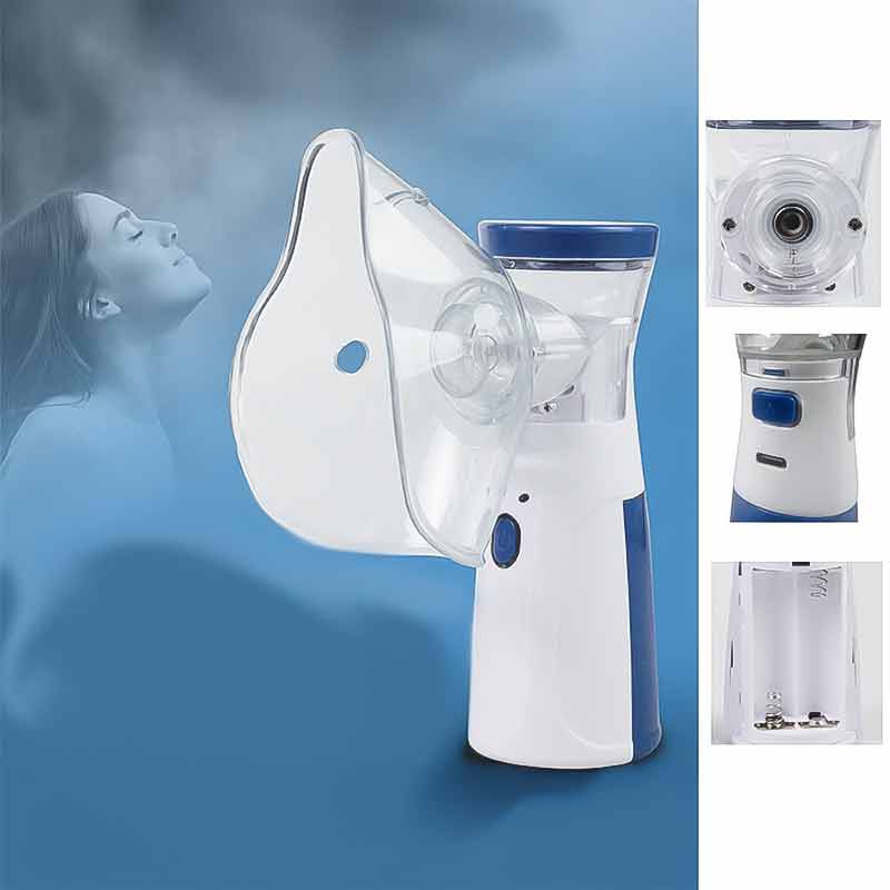Инхалатор, преносим, пулверизатор за деца и възрастни, лесно дишане, 3 нива на скорост, включени аксесоари - Image 8