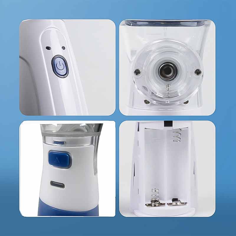 Инхалатор, преносим, пулверизатор за деца и възрастни, лесно дишане, 3 нива на скорост, включени аксесоари - Image 9