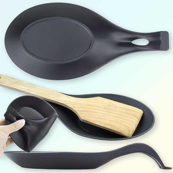 Силиконова поставка за лъжици, черпаци, шпатули 20 х 10 см