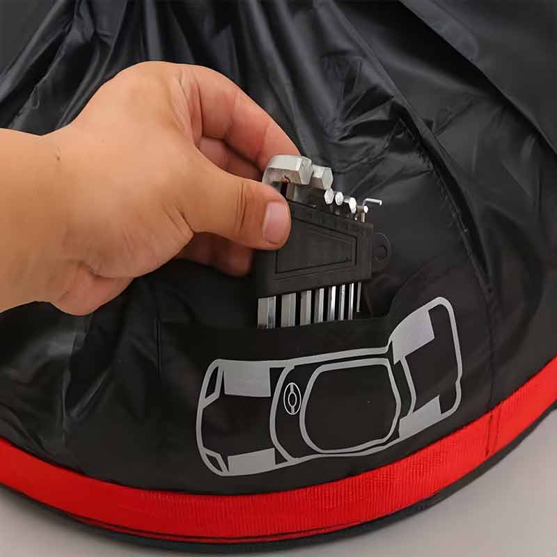 Калъфи за гуми 19–23 инча – комплект 4 бр., водоустойчиви с дръжки - Image 7