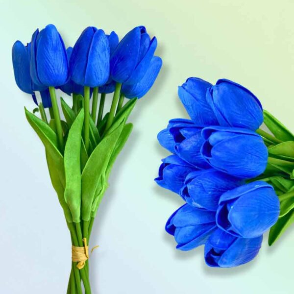 Комплект силиконови лалета 10 бр, 34 см дължина