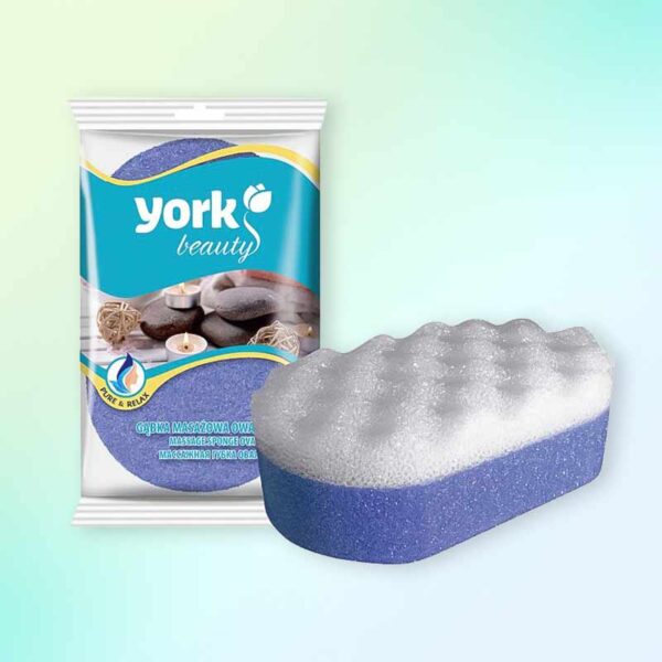 Масажна гъба за баня YORK, Двуслойна гъба за тяло
