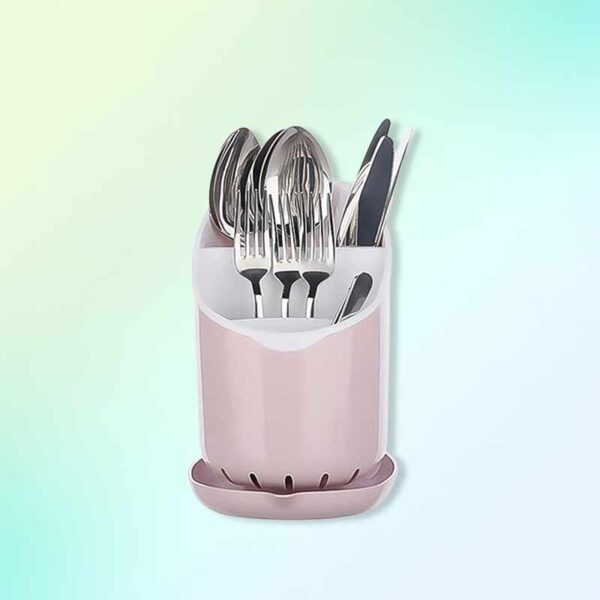 Поставка за прибори TITIZ, Сушилник за лъжици и вилици с отцедник