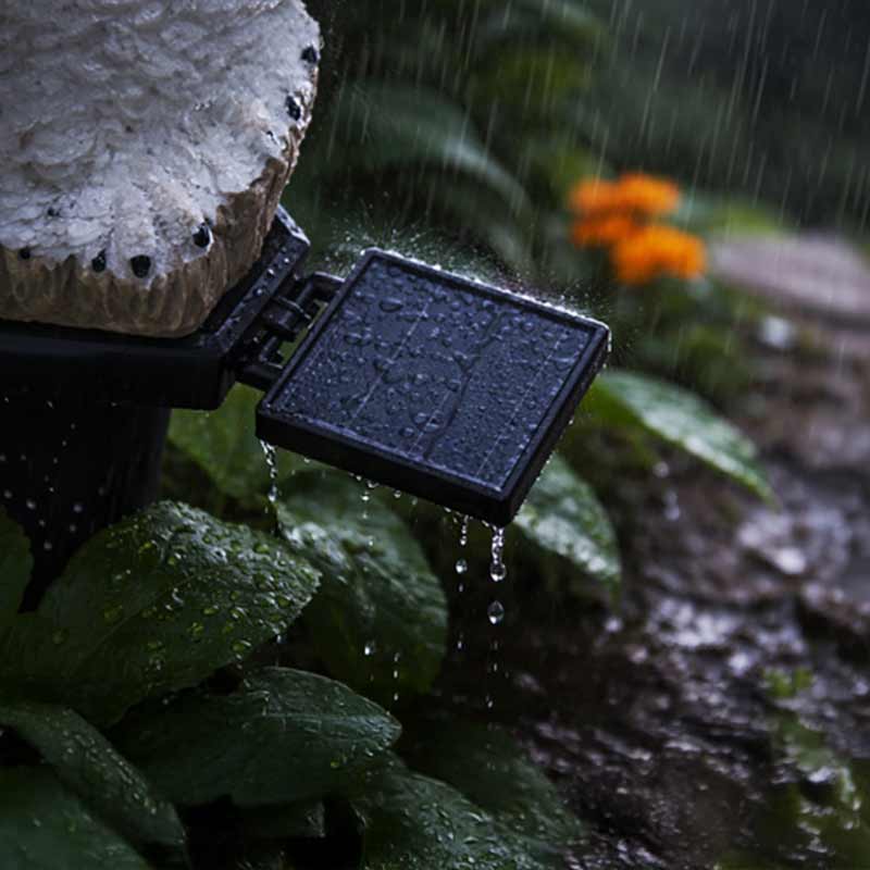 Соларна градинска лампа Бухал с топла LED светлина, GARDLOV - Image 4