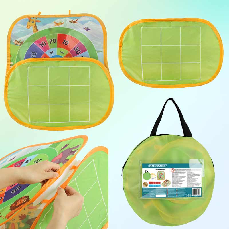 Аркадна игра за хвърляне на топка 3 в 1, Kruzzel - Image 4