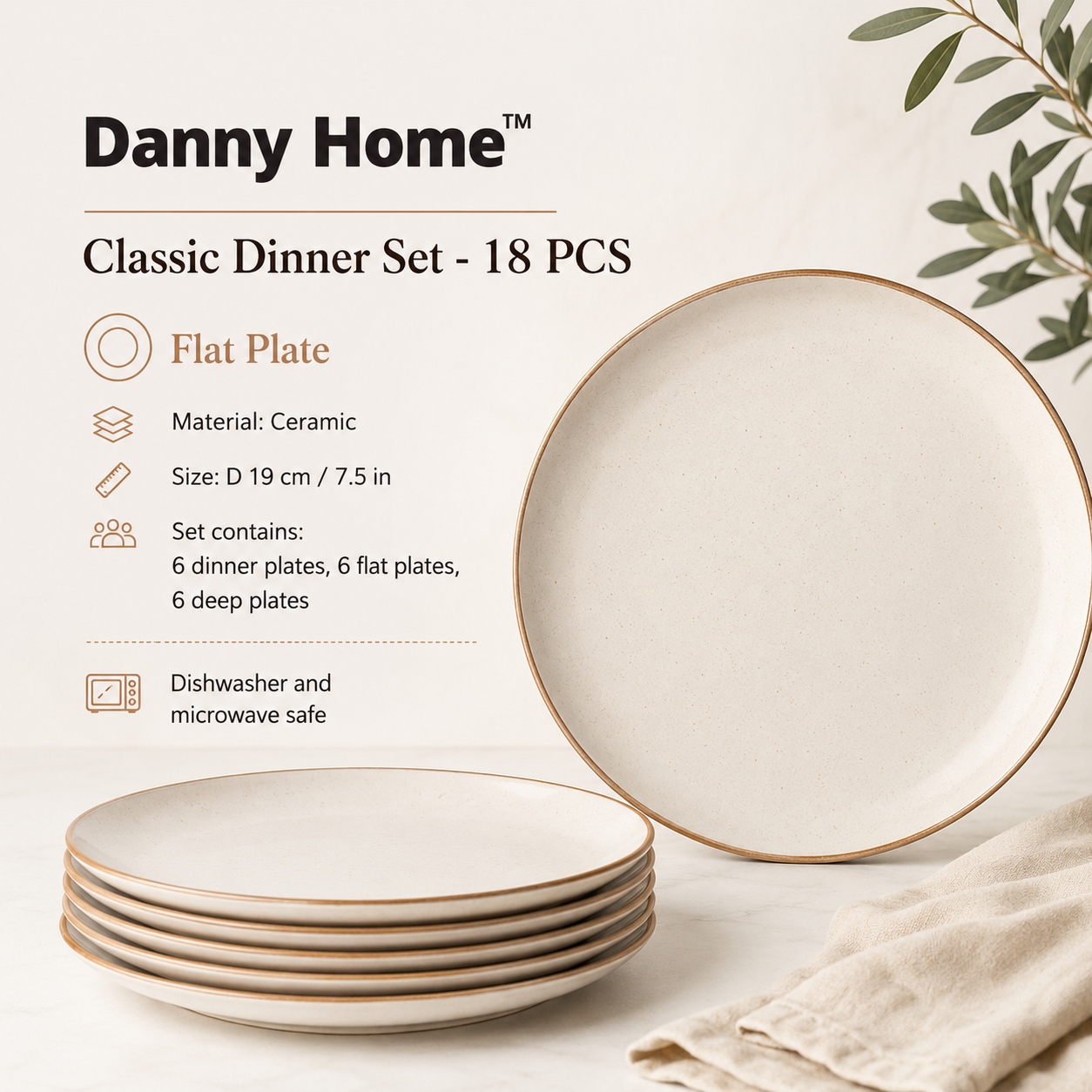 Порцеланов Сервиз, от 18 части, Danny Home - Image 6