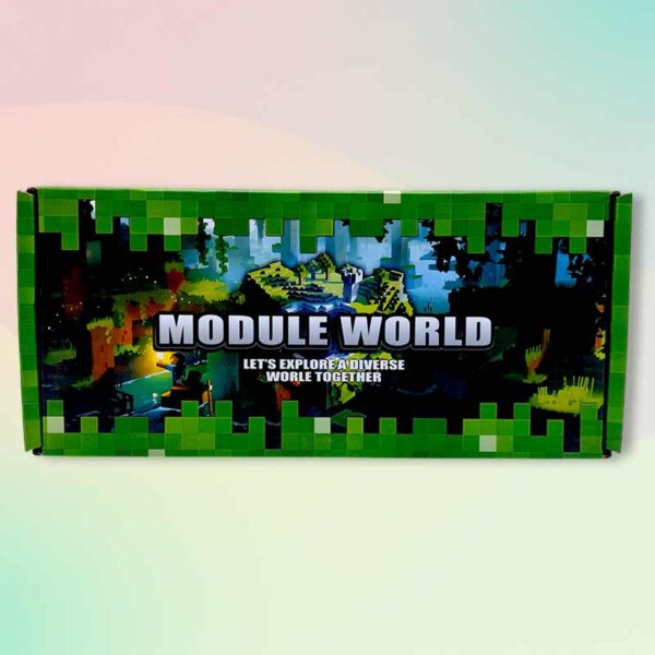 Магнитен Конструктор Minecraft Module World 48 части, 24 х 11 х 2 см