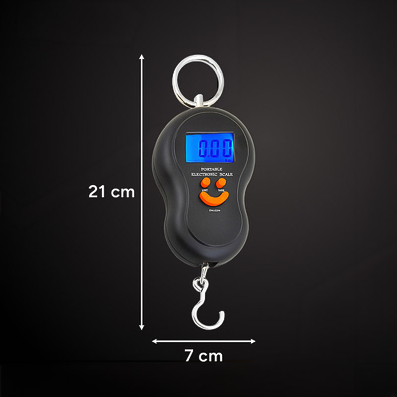 Електронен кантар с кука RUHHY до 50 кг – LCD дисплей и функция тара - Image 4
