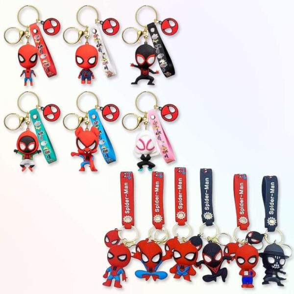 3D ключодържател Spiderman 6 см – различни модели