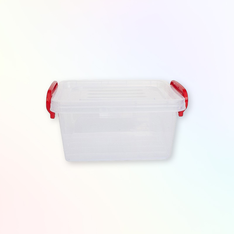 Кутия за съхранение правоъгълна 2.5 л с капак, STERK, 25 × 15 × 11 см
