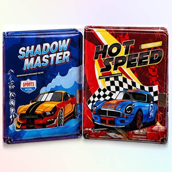 Тетрадка с катинар 21 x 16 см, PU корица, модел Shadow Master / Hot Speed