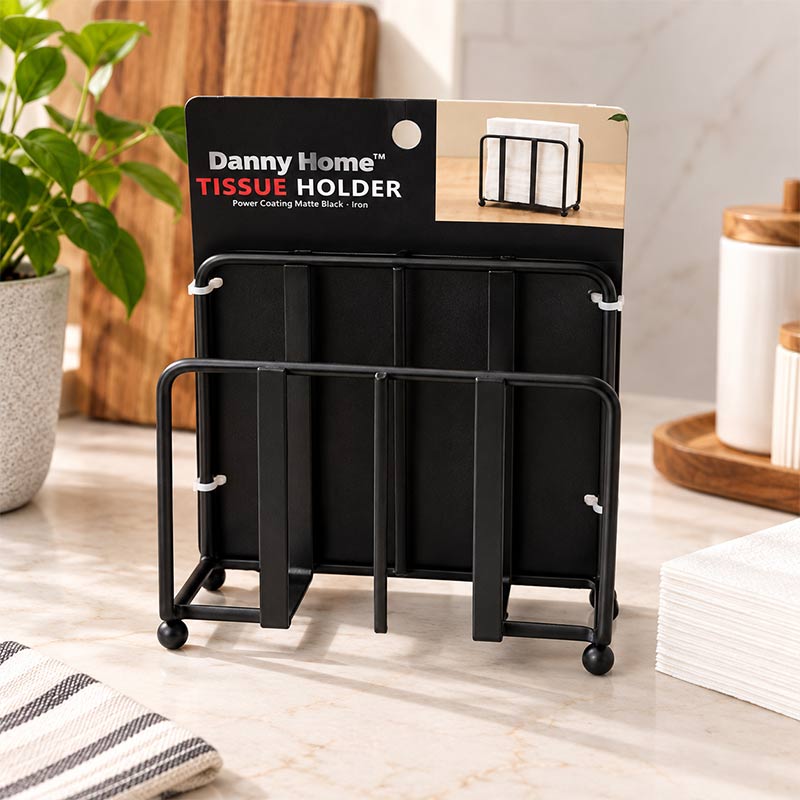 Метален салфетник Danny Home 13 x 12 x 6 см - Image 2