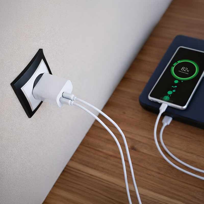 Бързо зарядно 20 W USB-A, USB-C с кабел 3 в 1 - Image 5